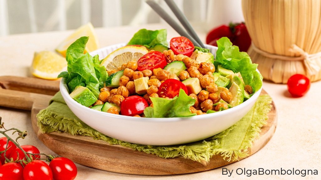 Mediterranean Chickpea Salad – Healthy High Protein Vegan